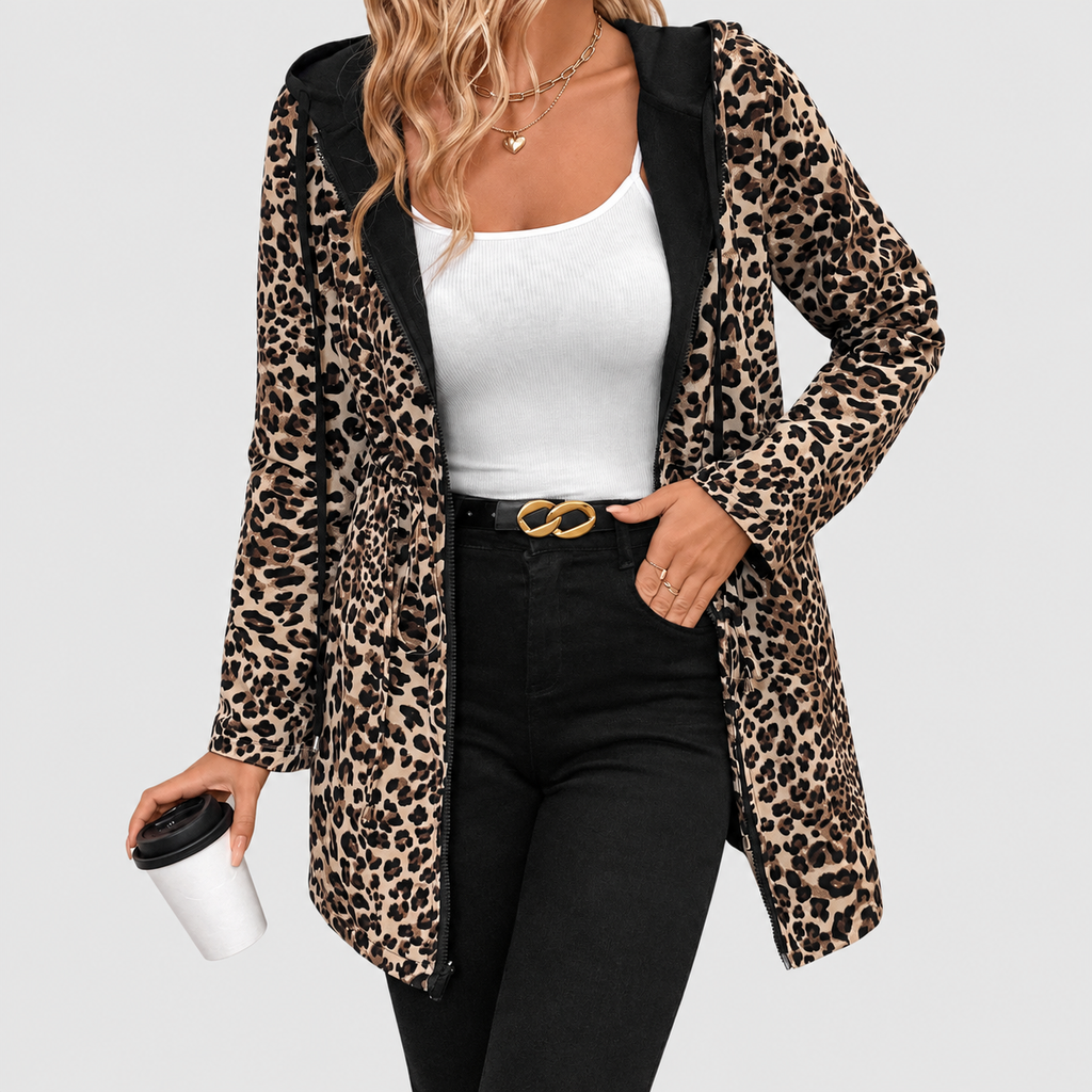 Keziah | Women’s Reversible Printed Hooded Coat — product detail 15