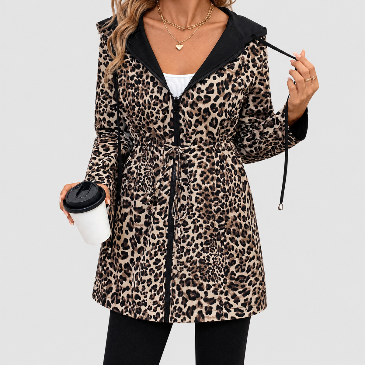 Keziah | Women’s Reversible Printed Hooded Coat — product detail 16