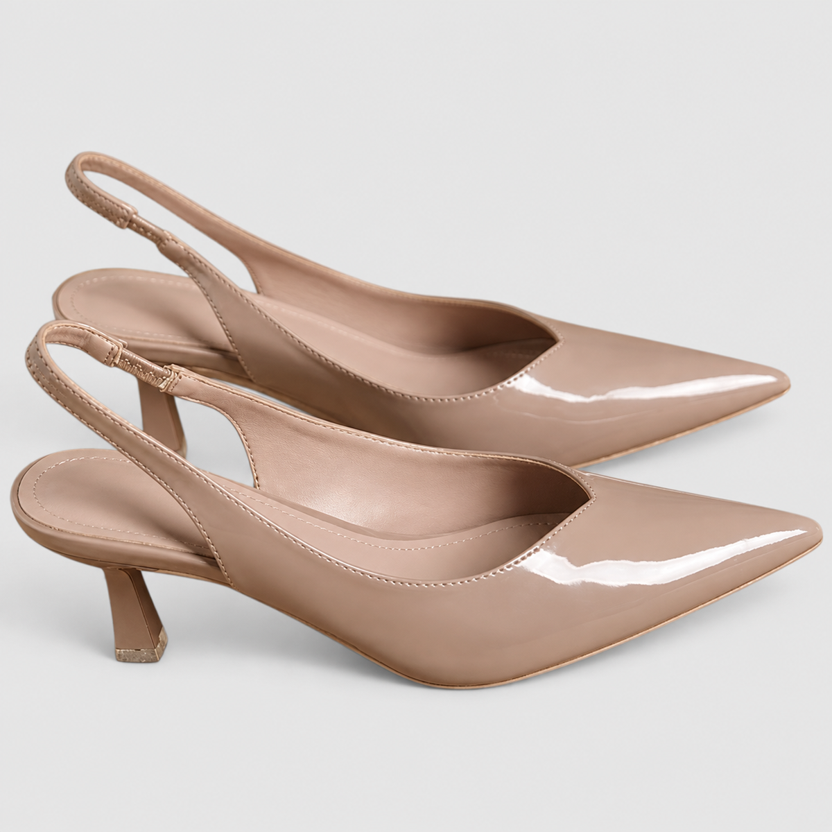 Kirsten | Women’s Pointed-Toe Slingback Kitten Heels — product detail 4