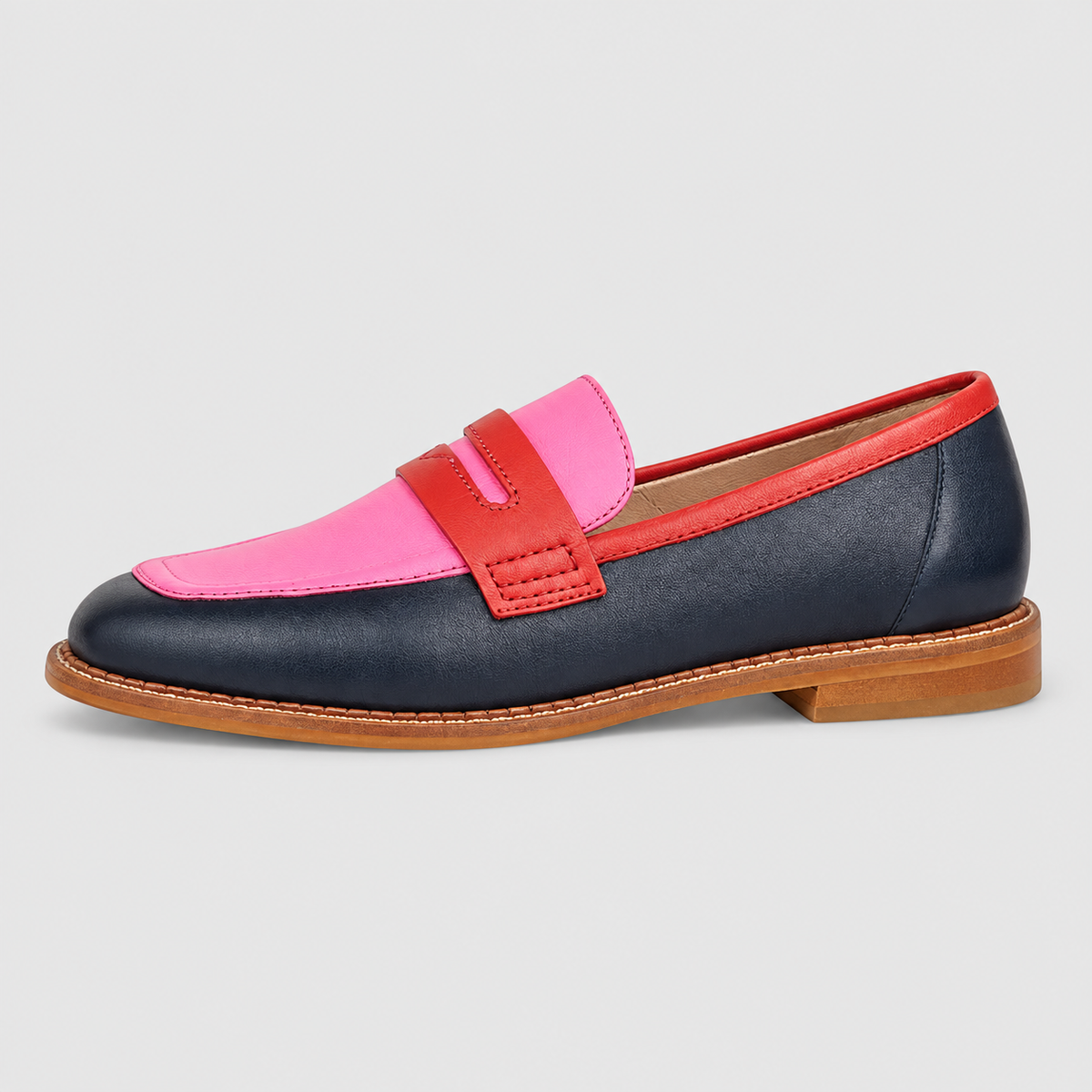 Lavinia | Women’s Colour-Block Loafers — product detail 2