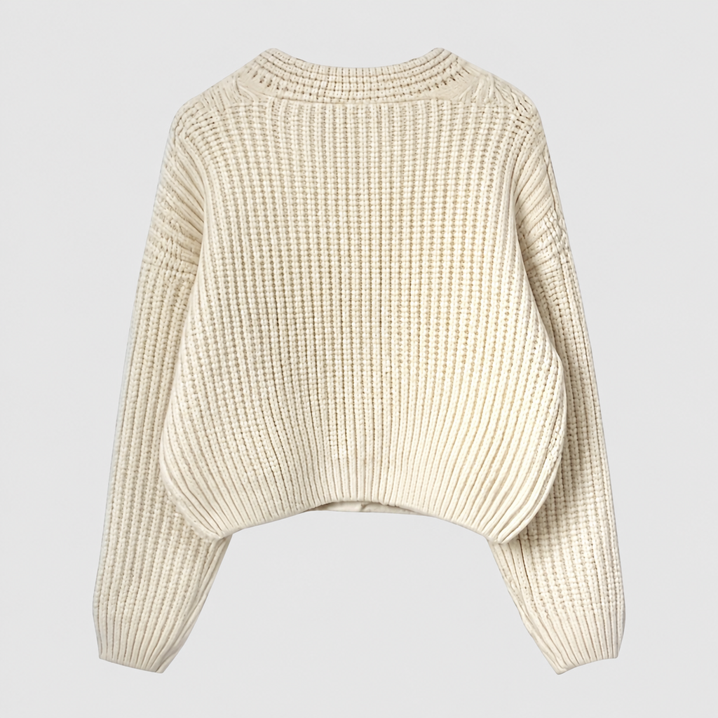 Liliana | Women’s Oversized Textured Knit Cardigan — product detail 2