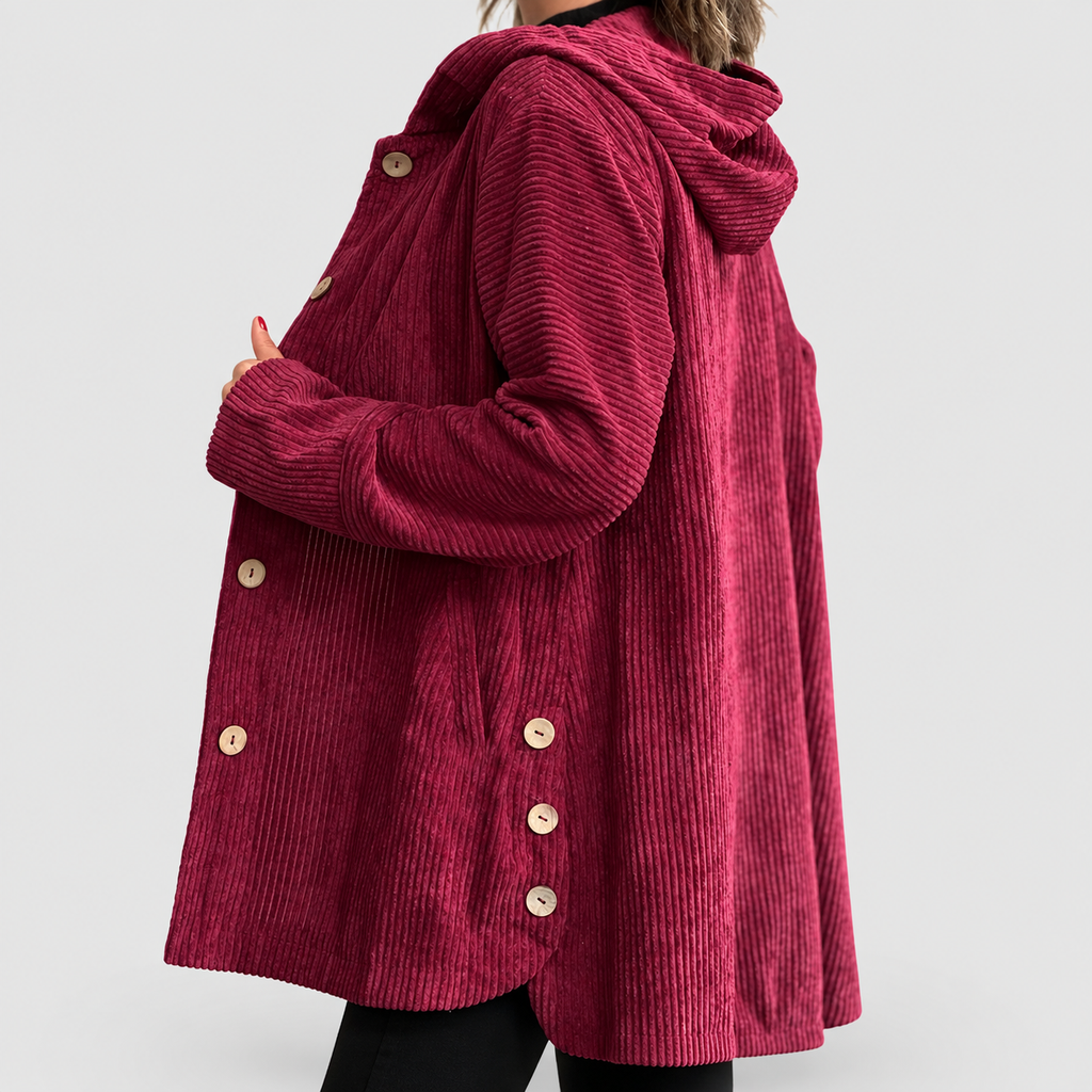 Linnea | Women’s Hooded Button-Front Jacket — product detail 3