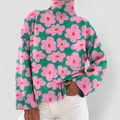 Liora-Rose | Women’s Floral Knit Sweater — Multicolour