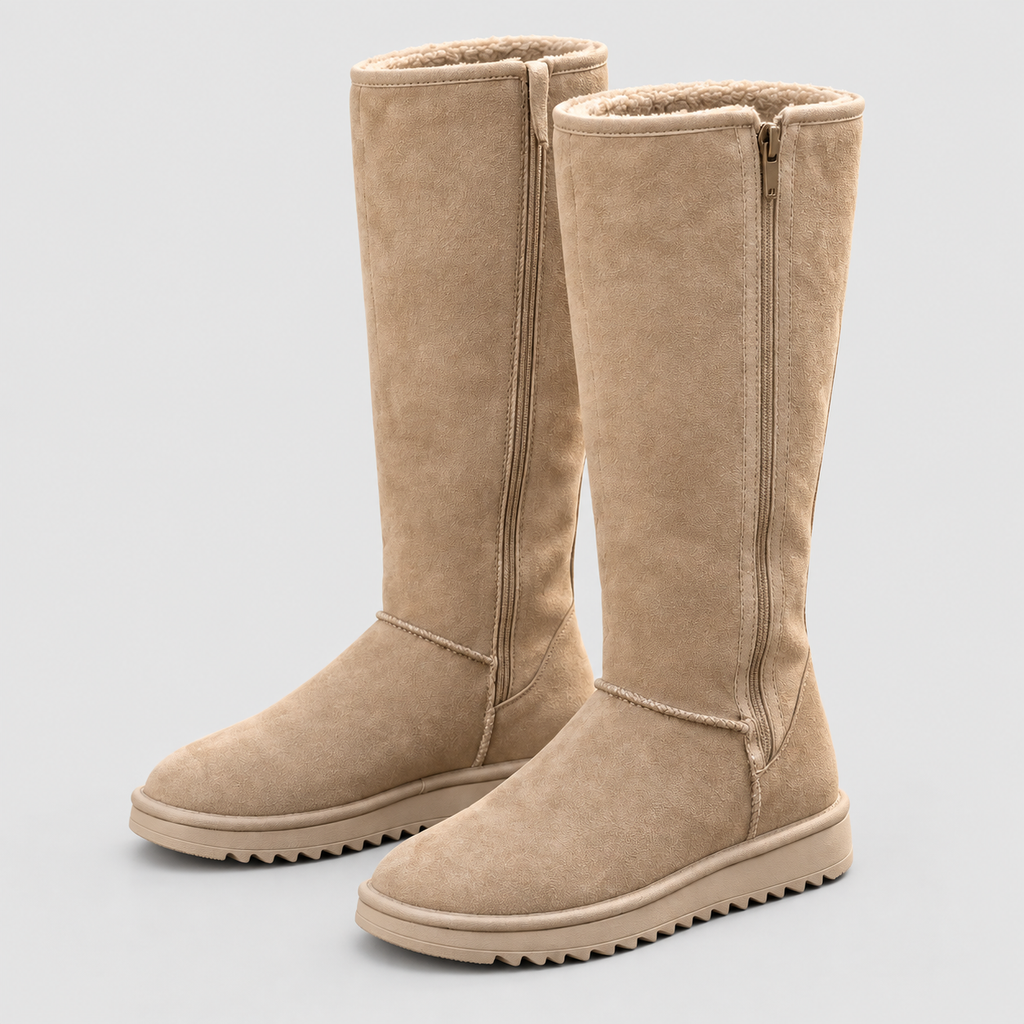 Women's Warm Winter Boots — Beige