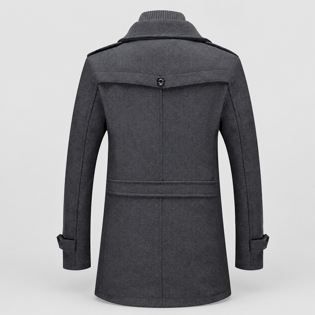 Malcolm | Men’s Winter Coat with Zip-Front Inner Layer — product detail 5