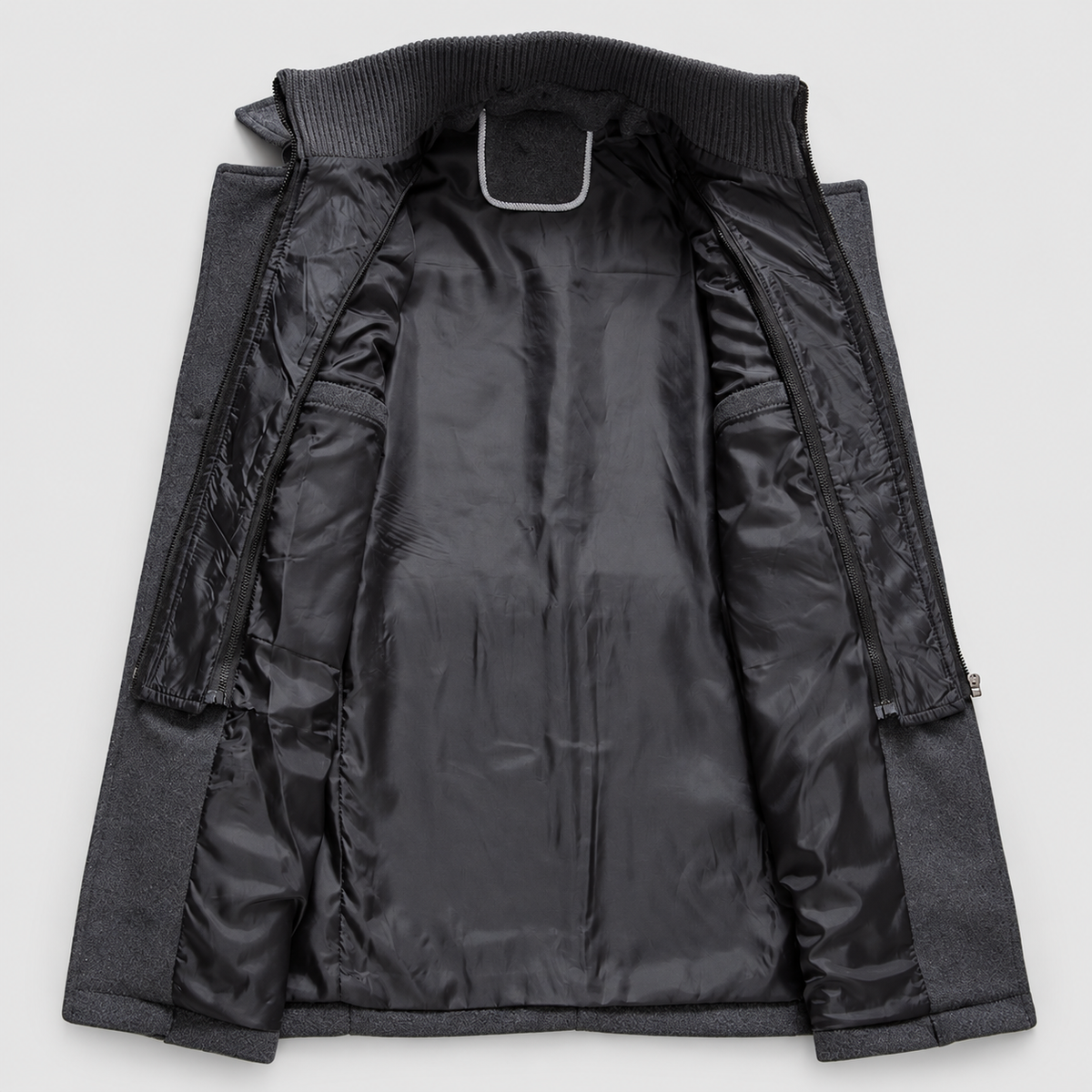 Malcolm | Men’s Winter Coat with Zip-Front Inner Layer — product detail 9
