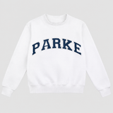 White-navy blue