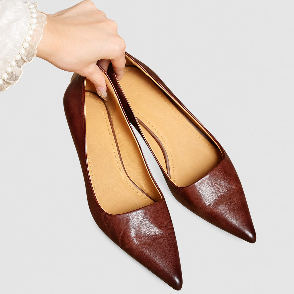 Nerissa-May | Women’s Pointed-Toe Low-Heel Pumps — product detail 7