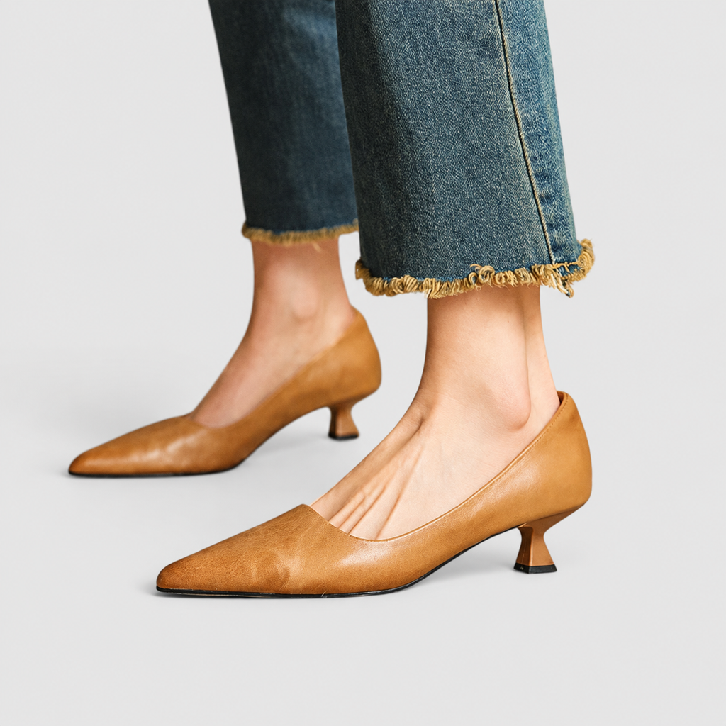 Nerissa-May | Women’s Pointed-Toe Low-Heel Pumps — product detail 9