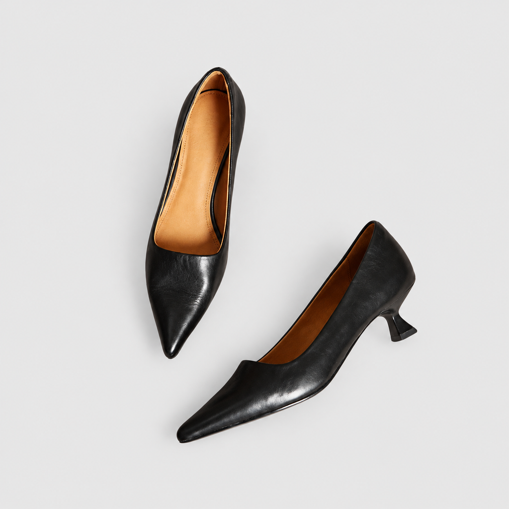 Nerissa-May | Women’s Pointed-Toe Low-Heel Pumps — product detail 11