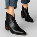 Odessa | Women’s Pointed-Toe Ankle Boots — Black