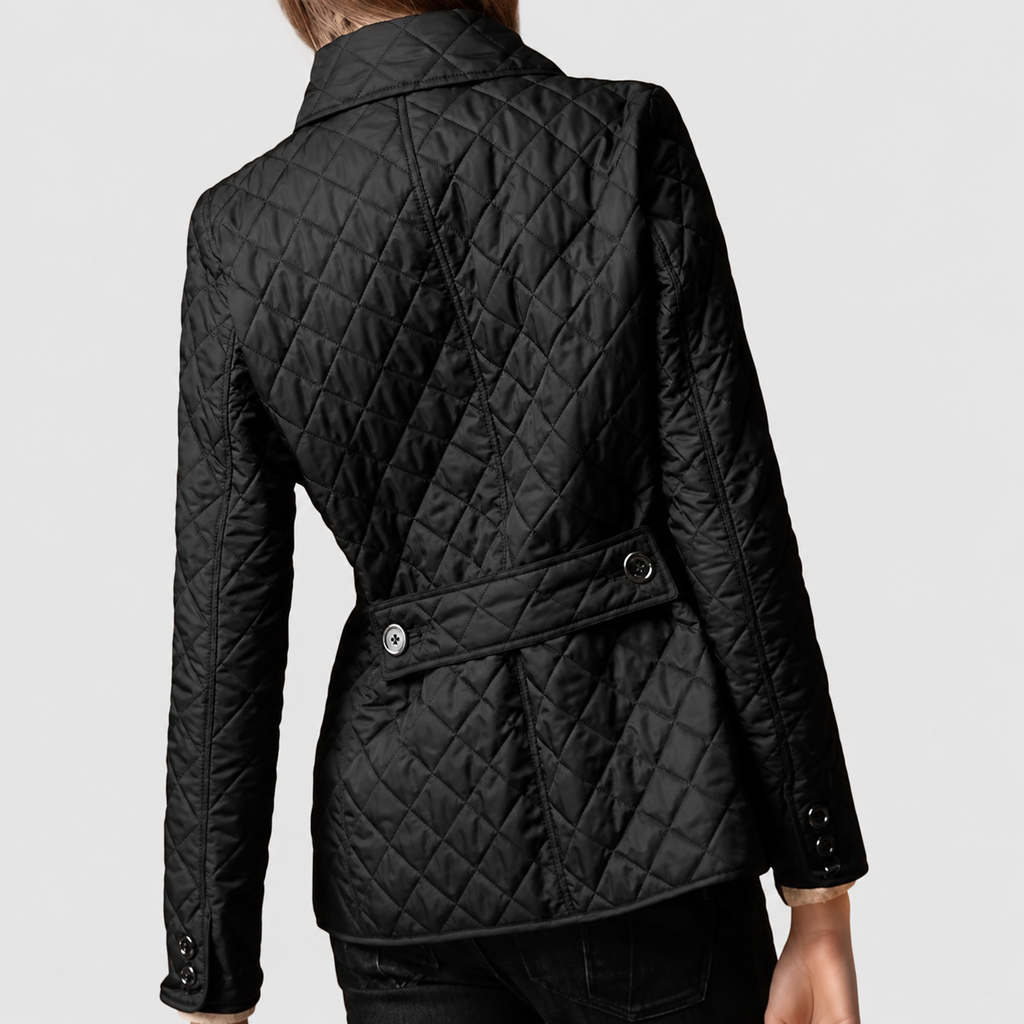 Olympia | Women’s Lightweight Quilted Button-Front Jacket — product detail 2