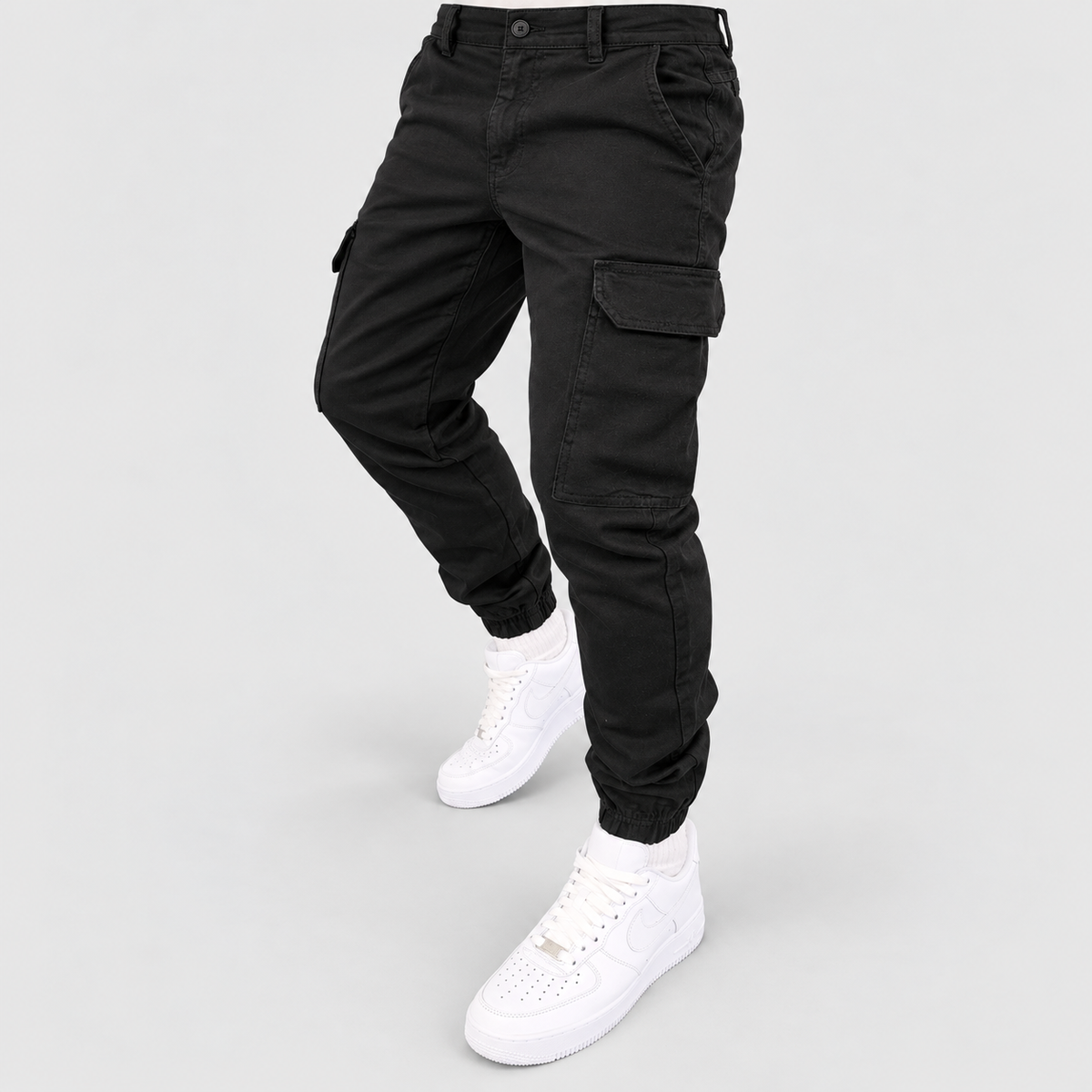 Pascal | Men’s Slim-Fit Cargo Joggers — product detail 2