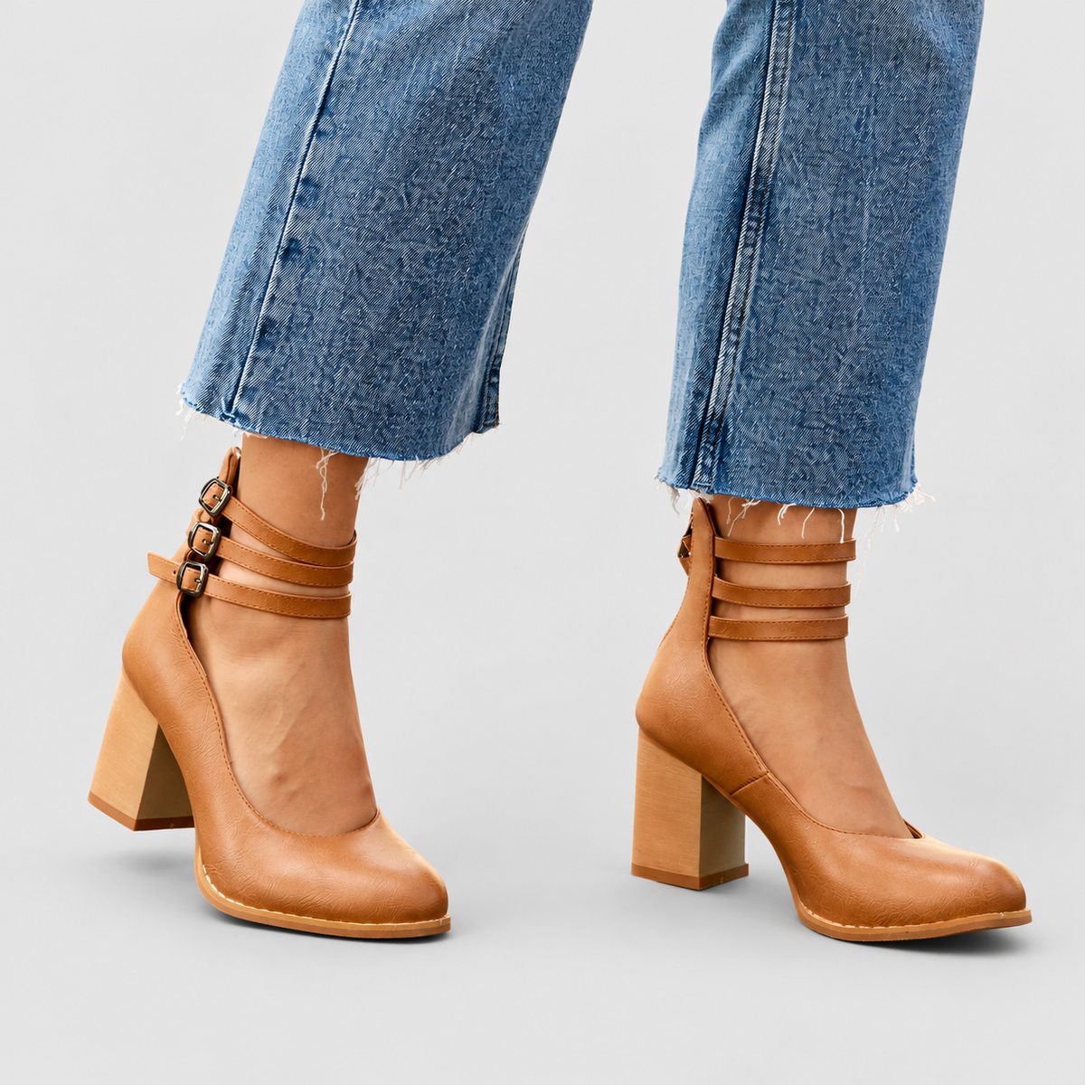 Perdita | Women’s Block-Heel Ankle-Strap Shoes — product detail 6