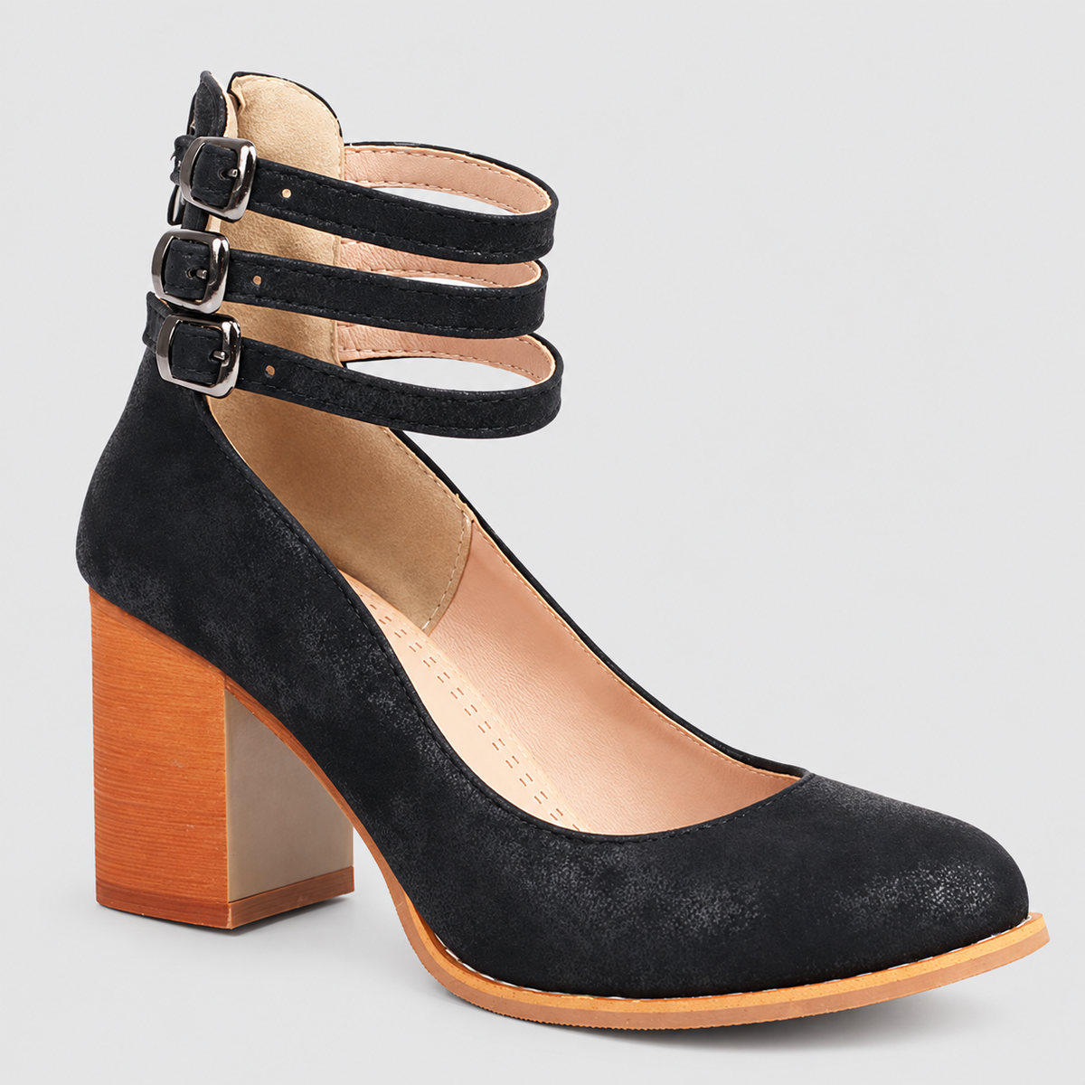 Perdita | Women’s Block-Heel Ankle-Strap Shoes — product detail 10