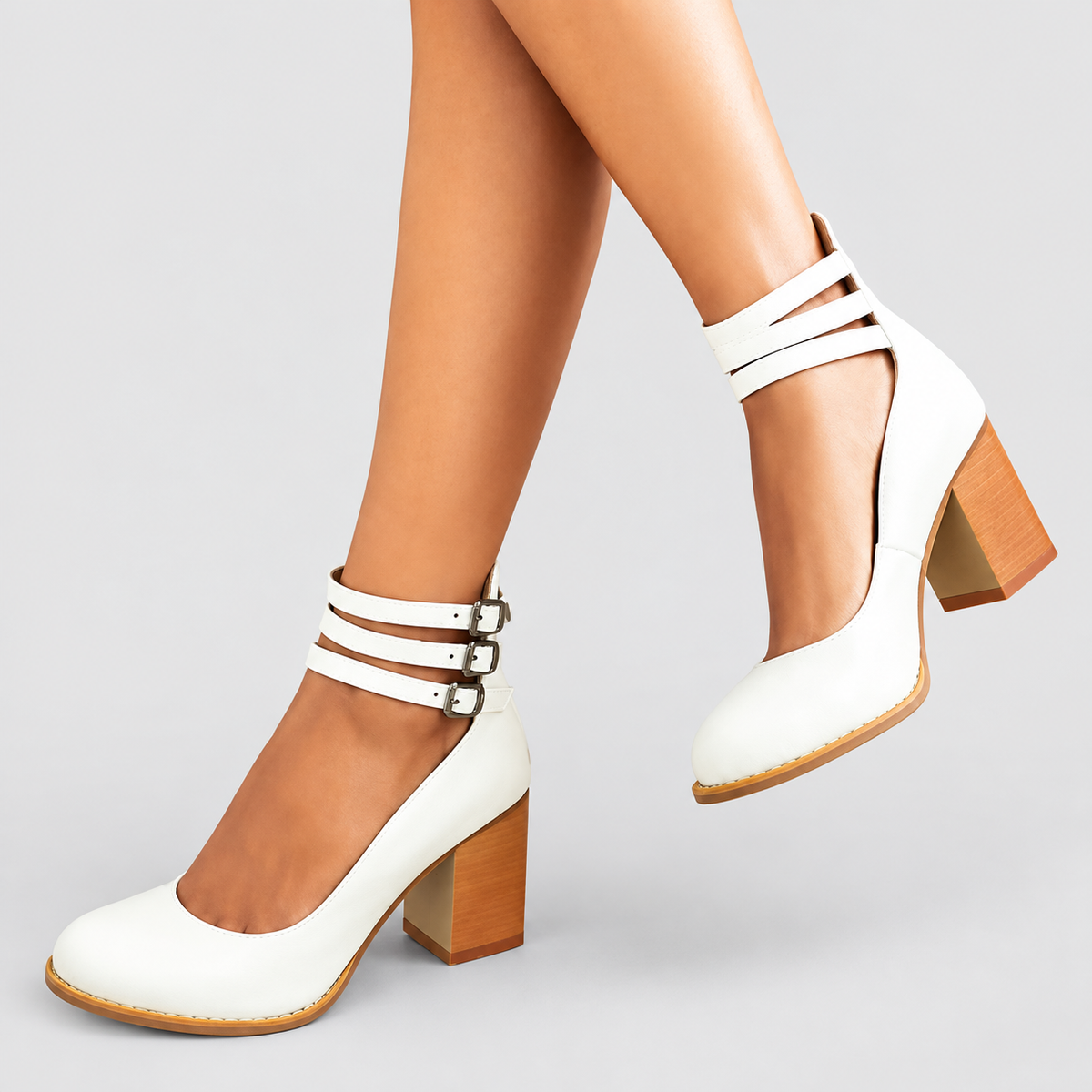 Perdita | Women’s Block-Heel Ankle-Strap Shoes — product detail 11