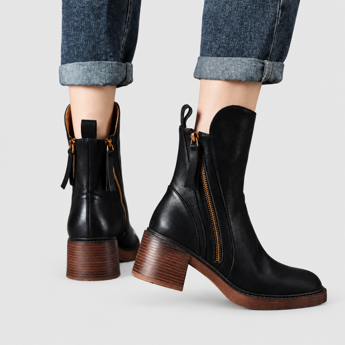 Romilly | Women’s Block-Heel Ankle Boots — product detail 3