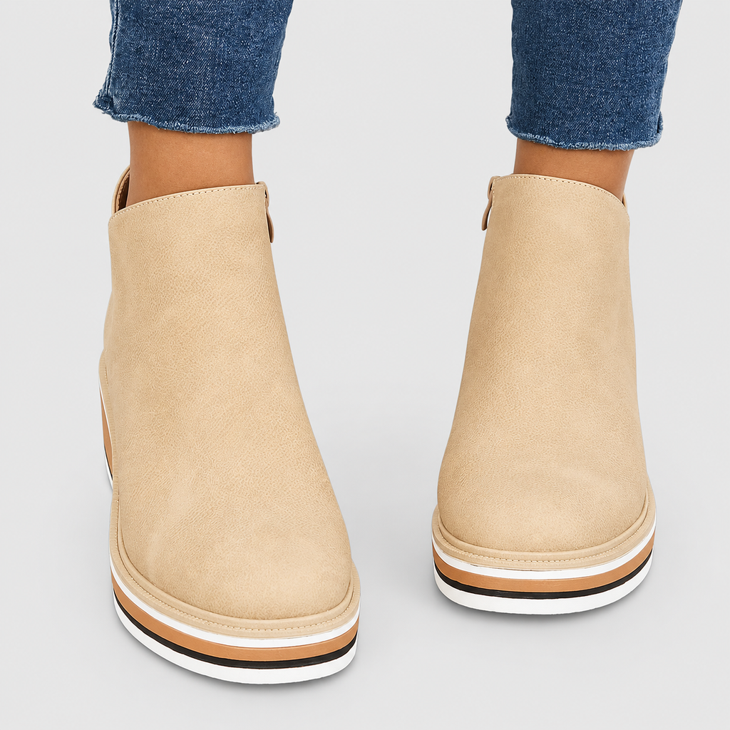 Sabine | Women’s Platform Wedge Ankle Boots — product detail 7