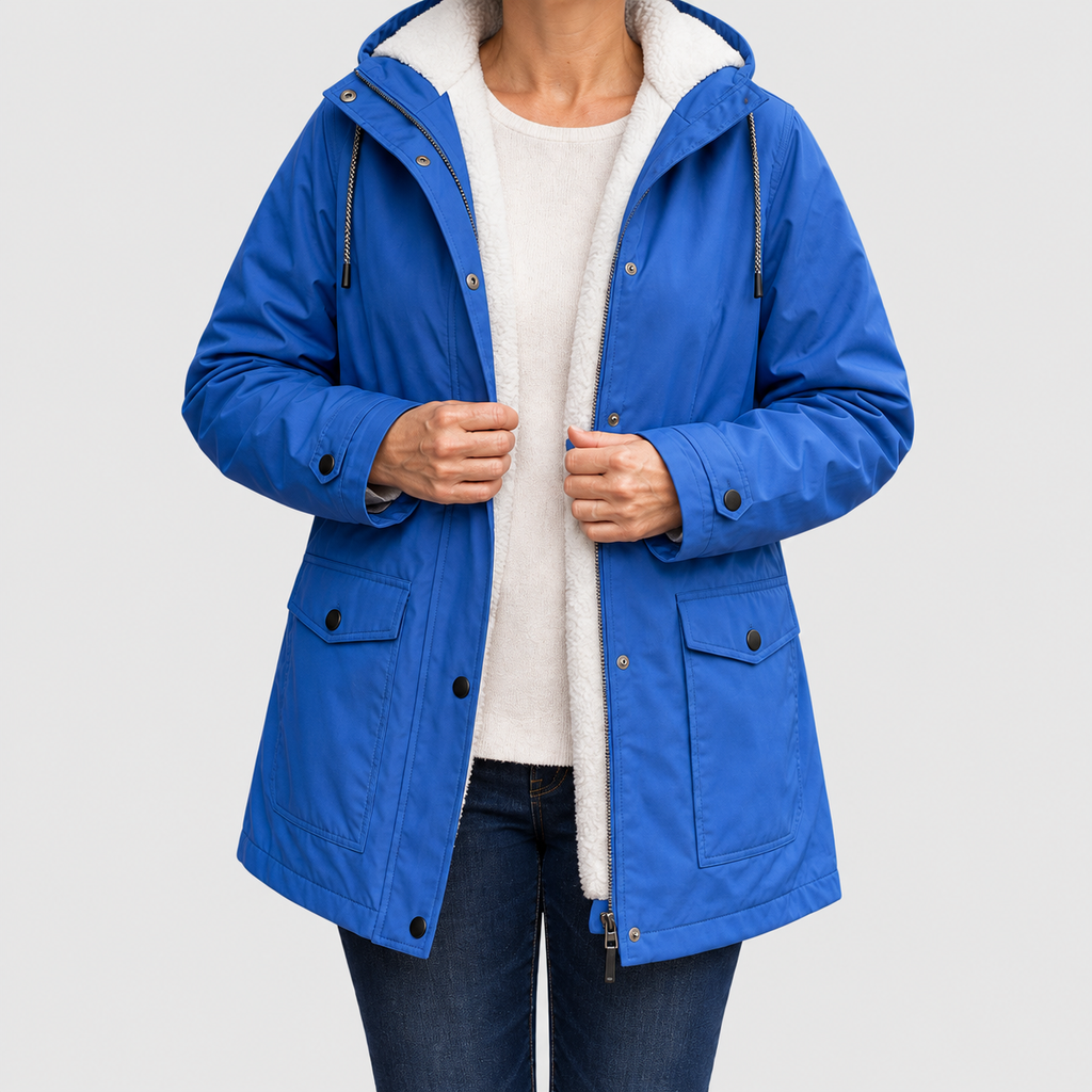 Sadella | Women’s Sherpa-Lined Hooded Parka — product detail 4