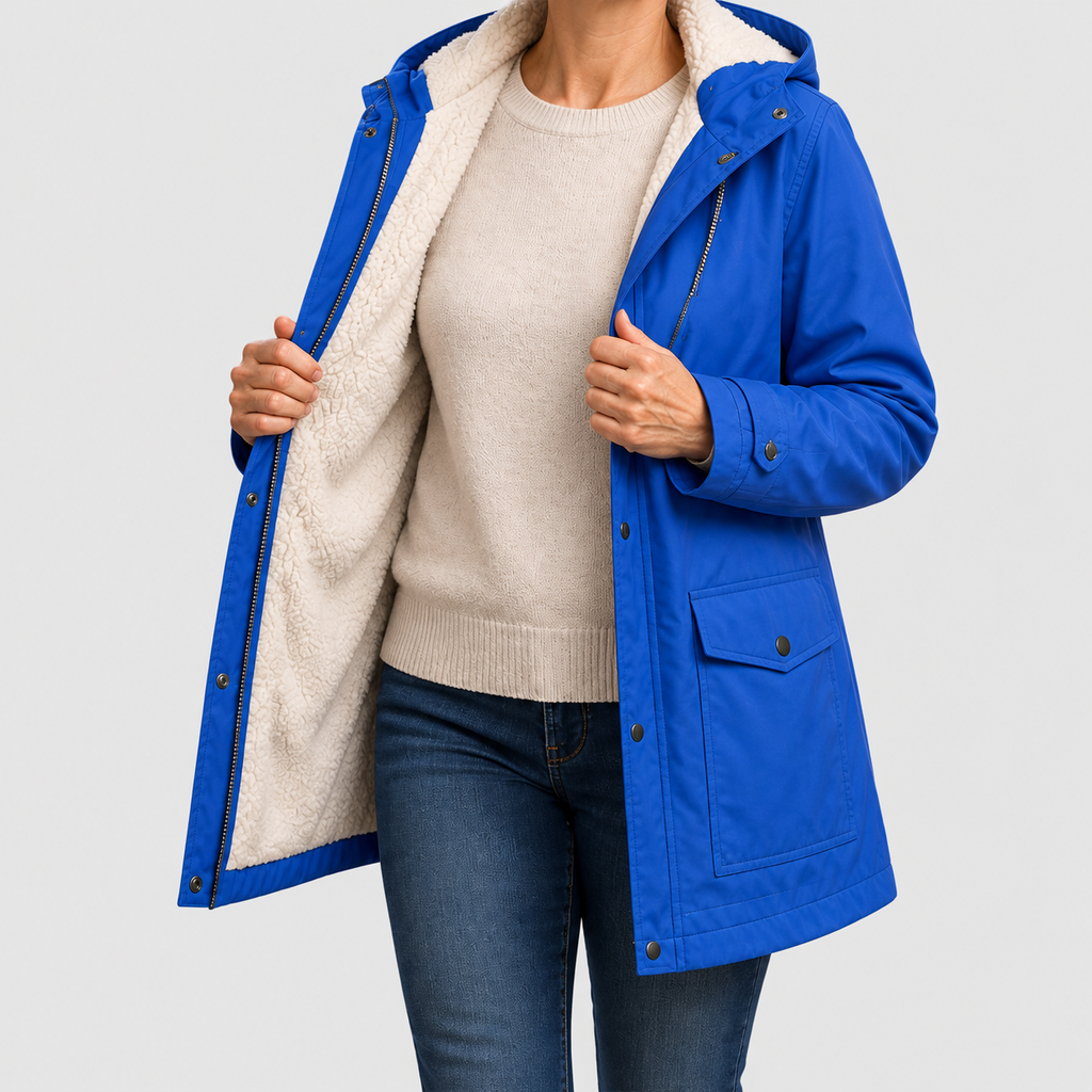 Sadella | Women’s Sherpa-Lined Hooded Parka — product detail 10