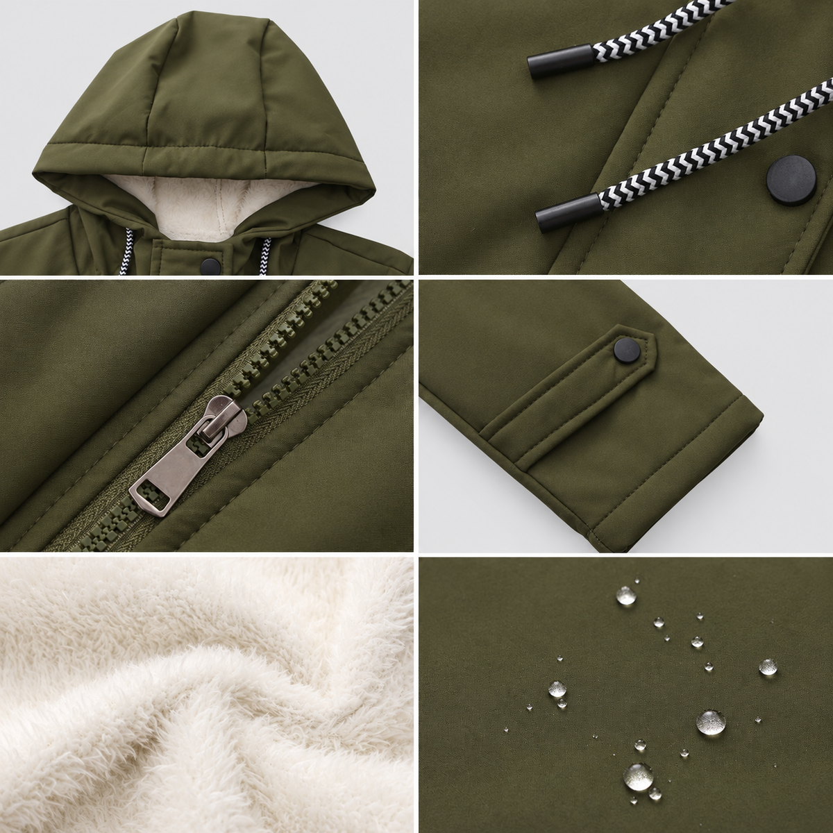 Sadella | Women’s Sherpa-Lined Hooded Parka — product detail 18