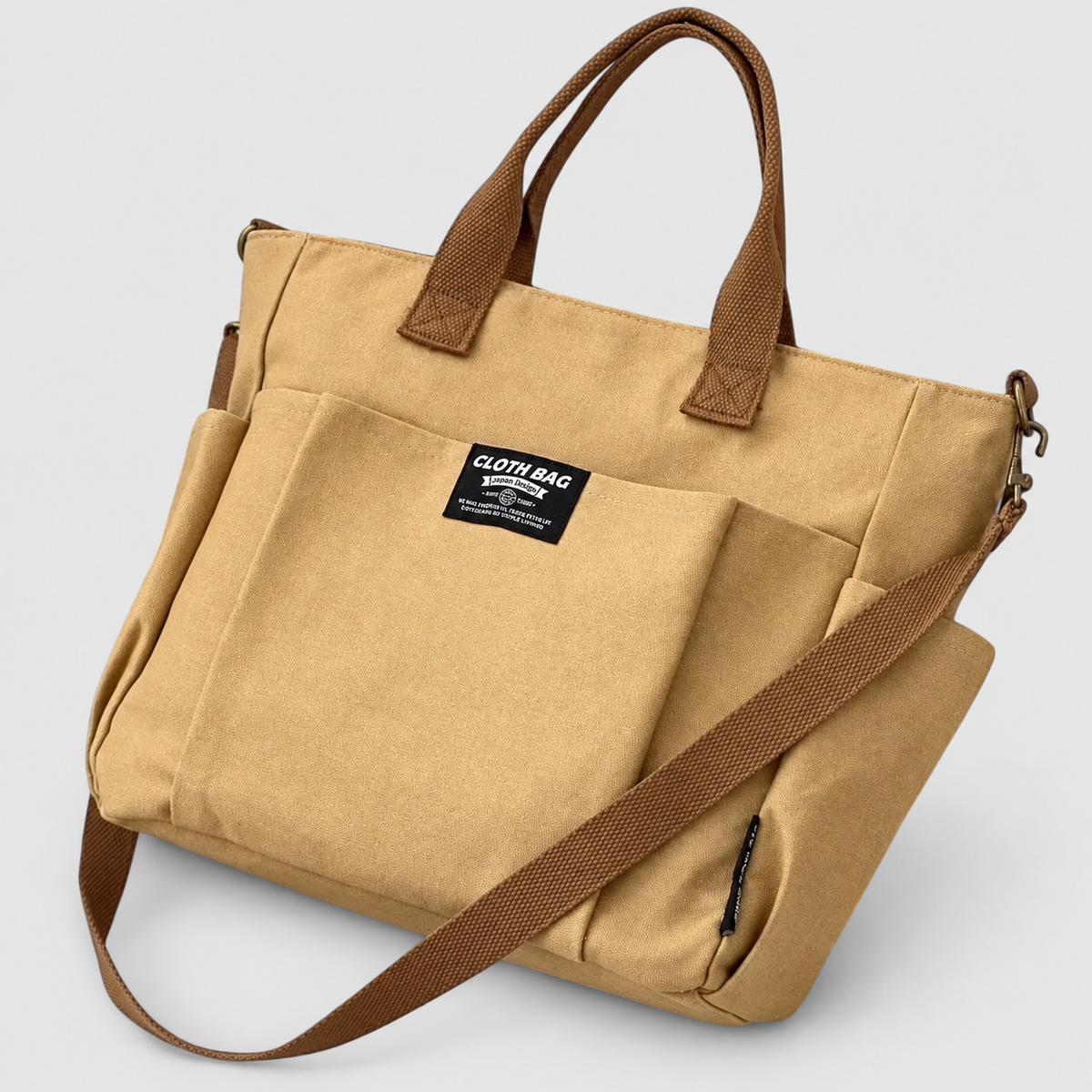 Serilda | Women’s Minimalistic Canvas Tote Bag — product detail 6
