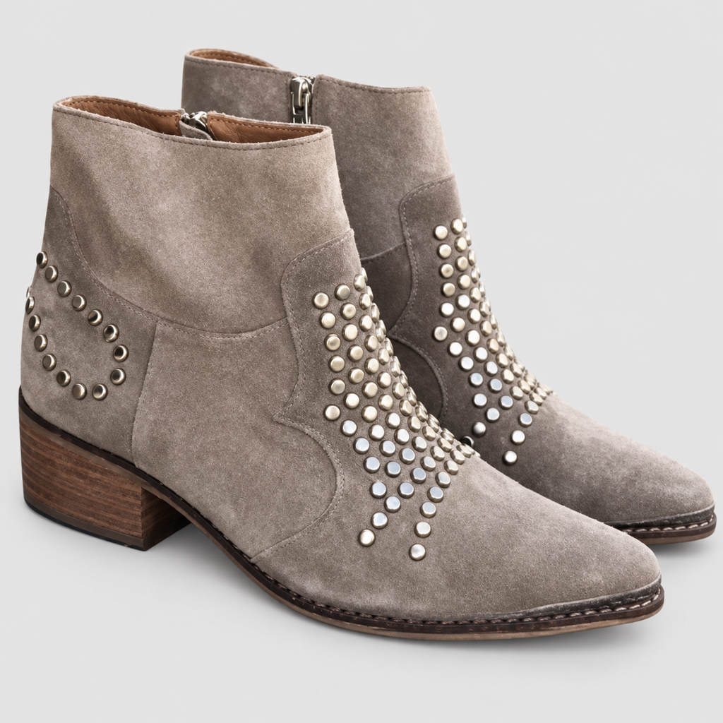 Sidonie | Women’s Studded Pointed-Toe Ankle Boots — product detail 3