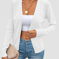 Simone | Women’s Button-Front Cardigan Sweater — White