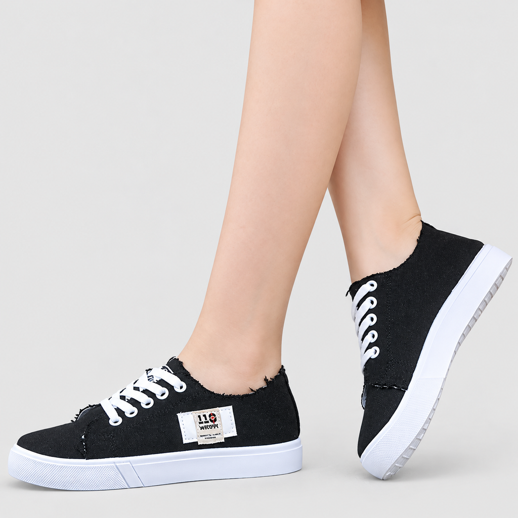 Soletta | Women’s Low-Top Lace-Up Flat Sneakers — product detail 7