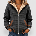 Tabitha | Women’s Quilted Zip-Up Hooded Jacket — product detail 1
