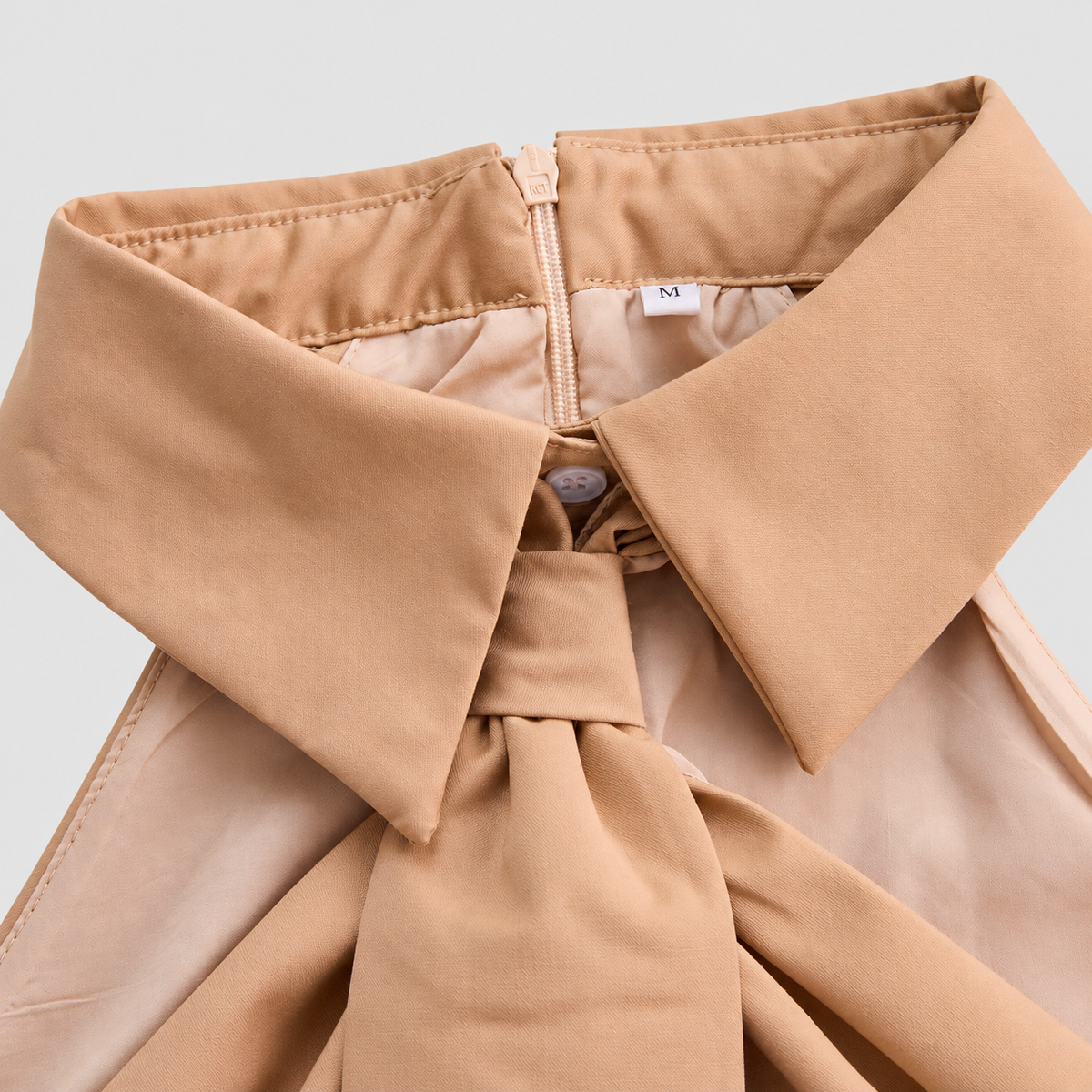 Tallulah | Women’s Sleeveless Halter Blouse with Tie Detail — product detail 4