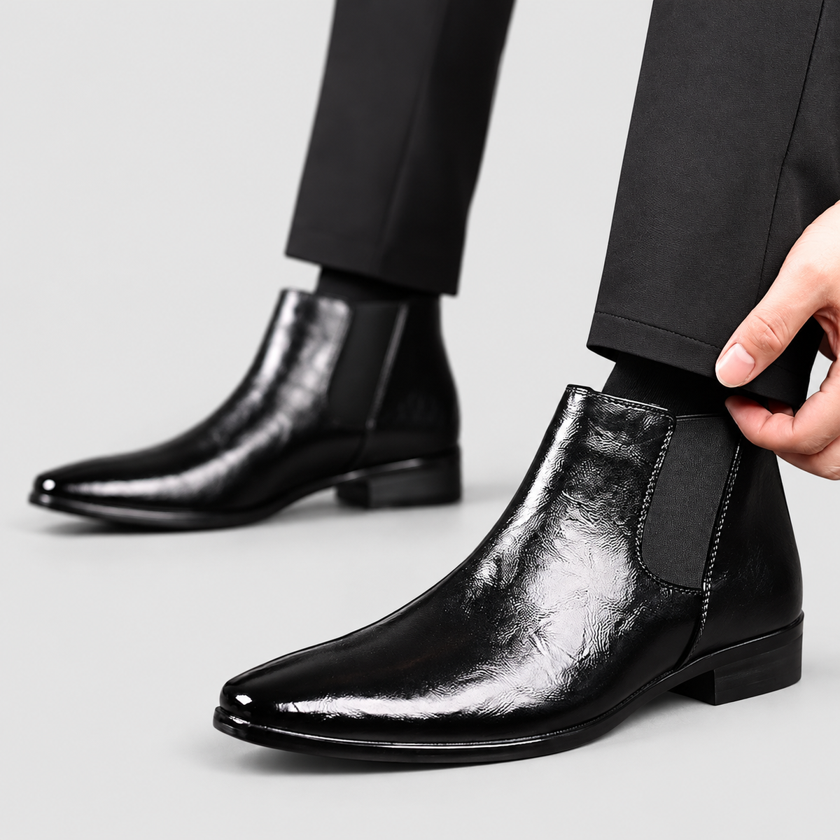 Tobias | Men’s Slip-On Chelsea Ankle Boots — product detail 5