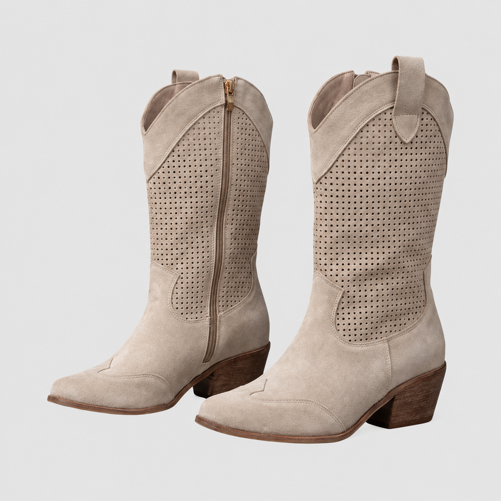 Tristana | Women’s Pointed-Toe Western Mid-Calf Boots — product detail 1