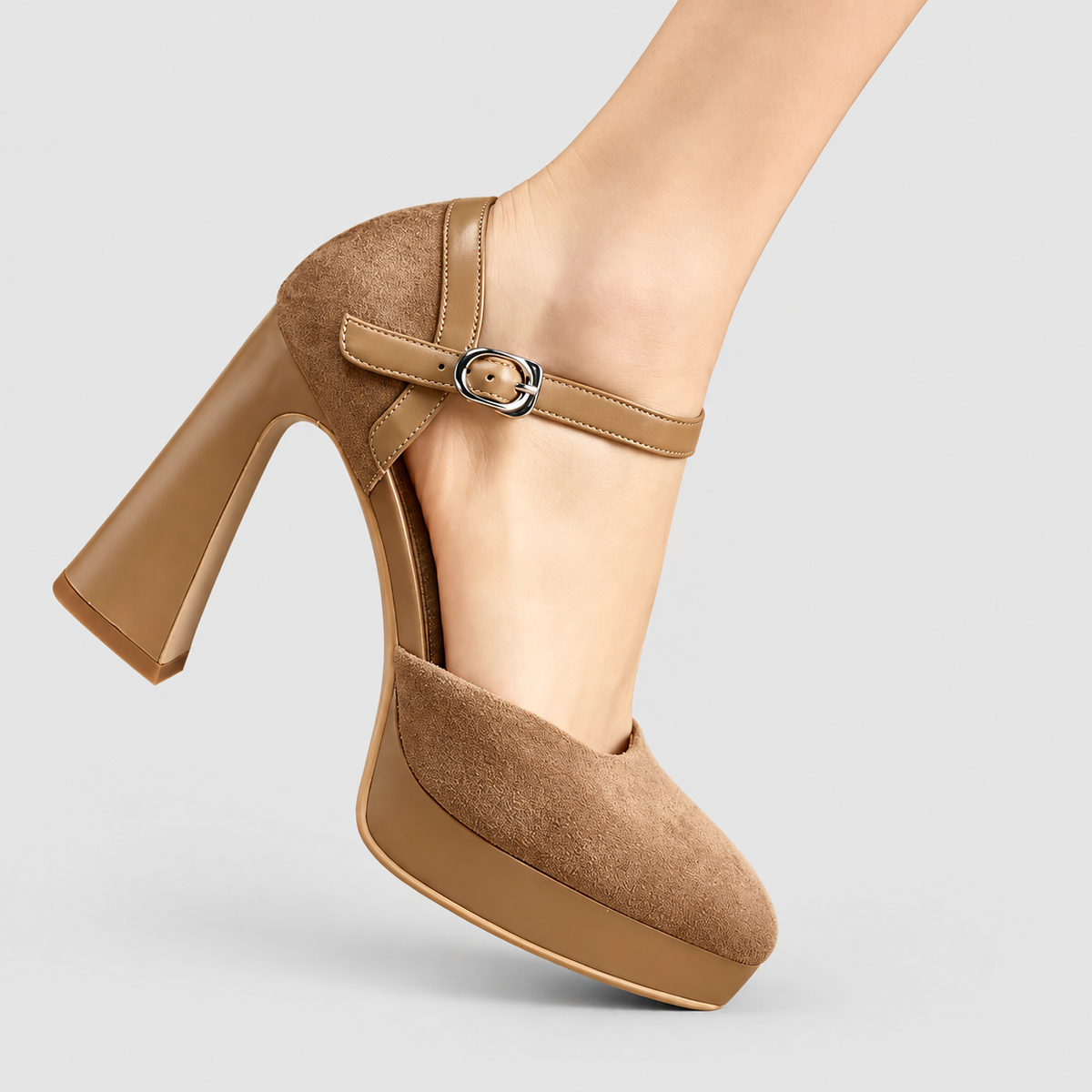 Ursa | Women’s Ankle-Strap Platform Pumps — product detail 3