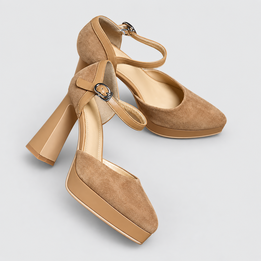 Ursa | Women’s Ankle-Strap Platform Pumps — product detail 8