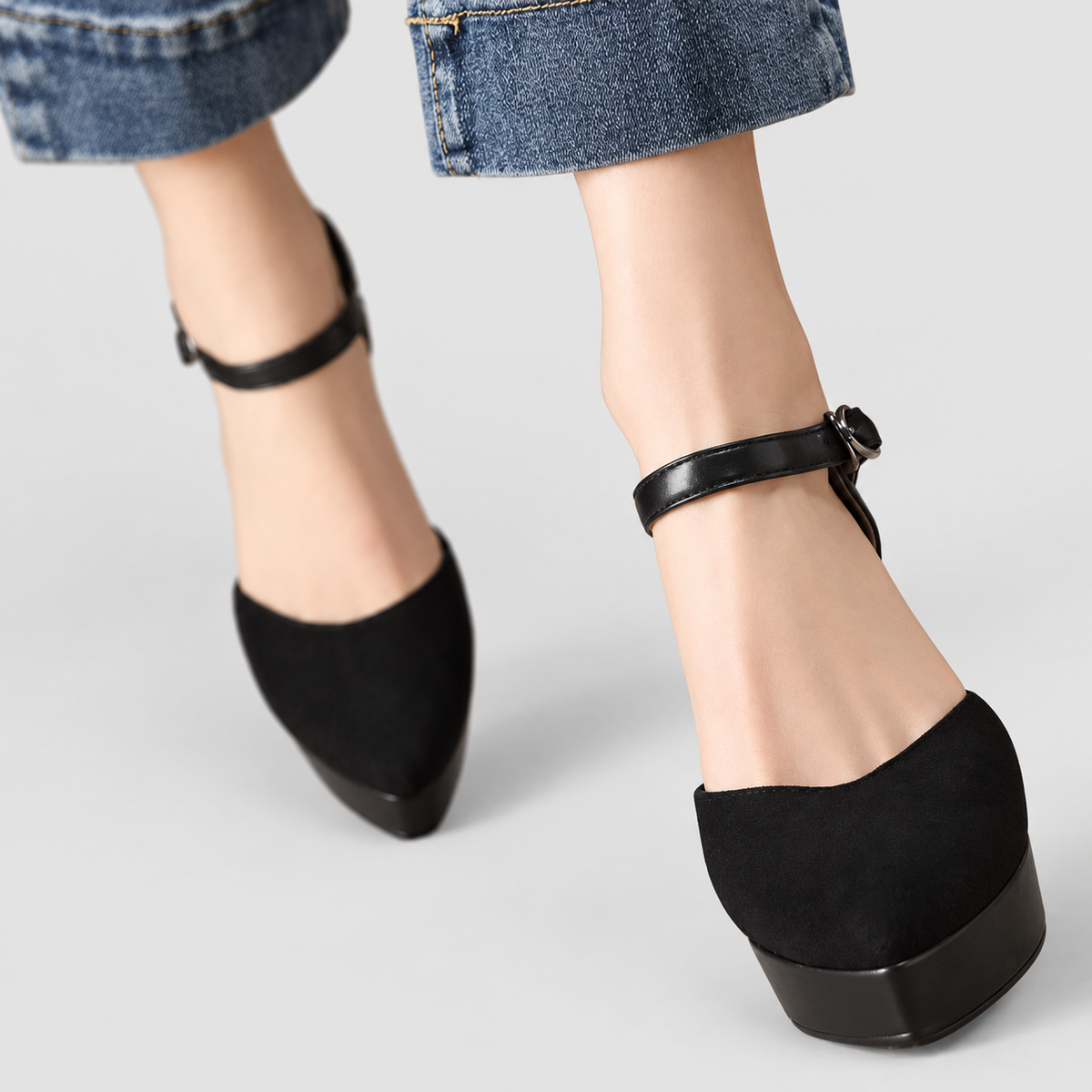 Ursa | Women’s Ankle-Strap Platform Pumps — product detail 14