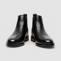 Vaughn | Men’s Side-Zip Chelsea Ankle Boots — Black