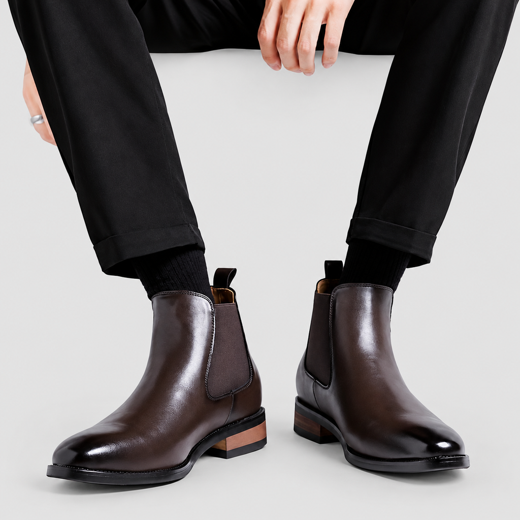 Vaughn | Men’s Side-Zip Chelsea Ankle Boots — product detail 2