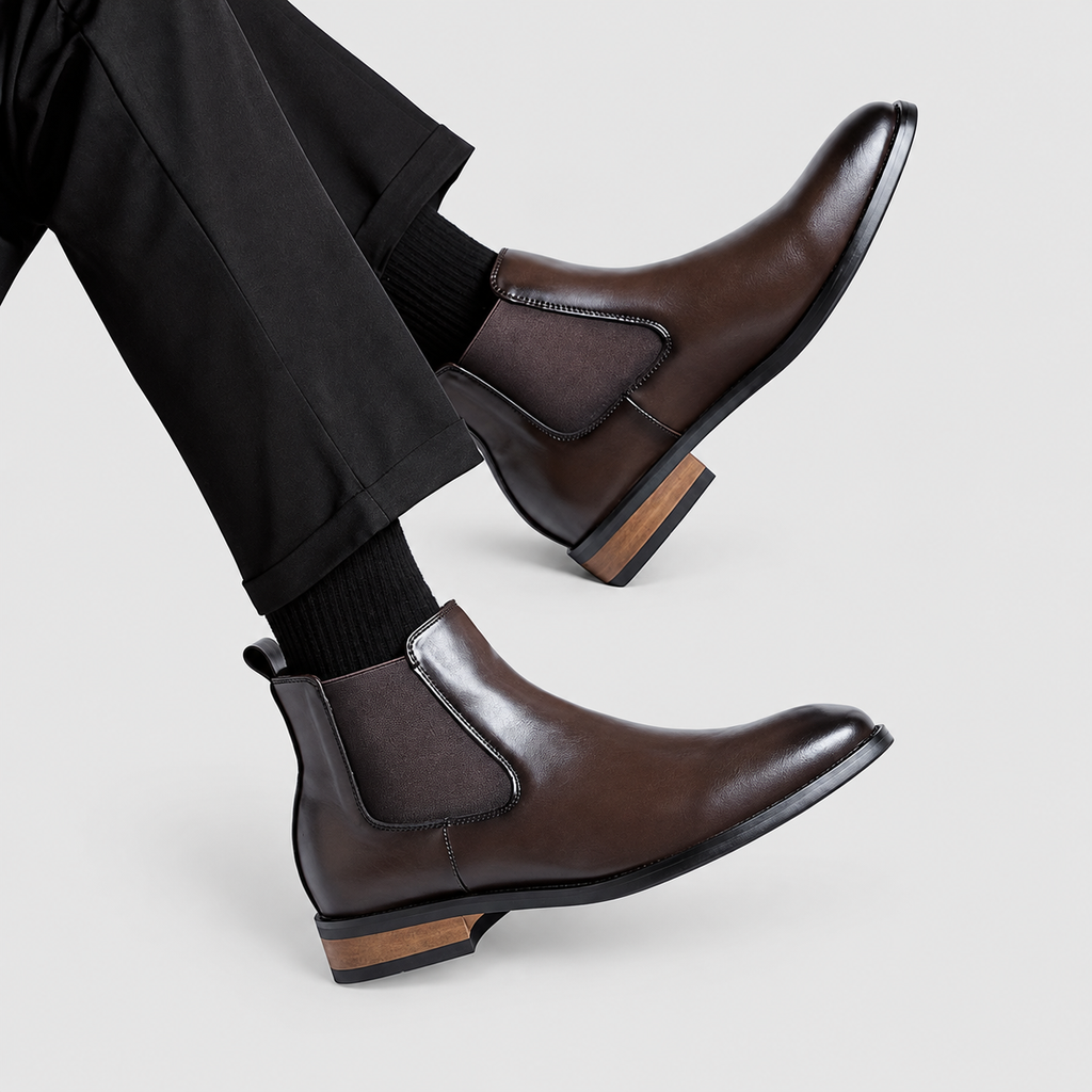Vaughn | Men’s Side-Zip Chelsea Ankle Boots — product detail 11