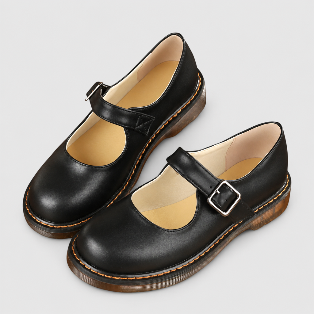 Vera | Women’s Mary Jane Shoes with Buckle Strap — product detail 2