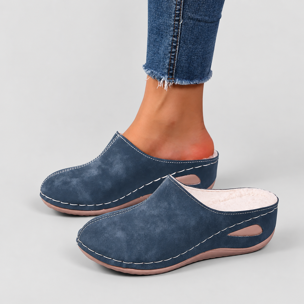 Wendy | Women’s Warm Lined Slip-On Slippers — product detail 4