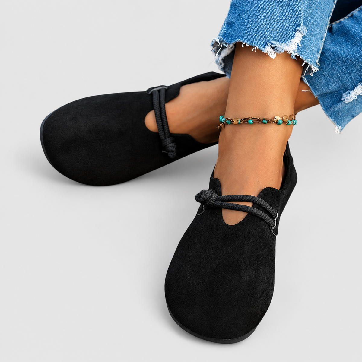 Willa | Women’s Suede-Look Slip-On Flats — product detail 3