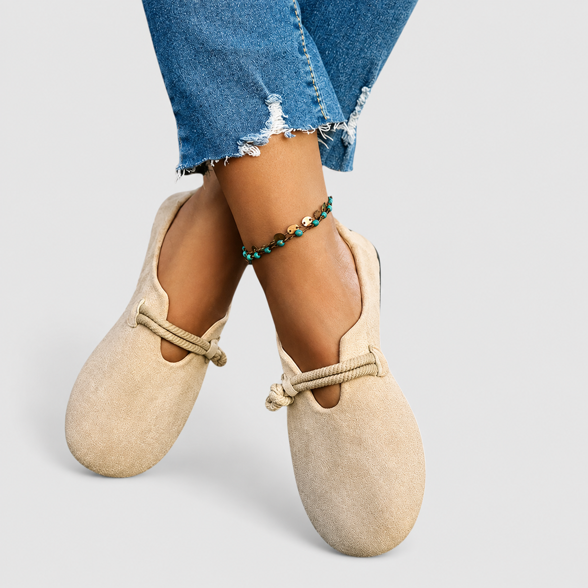 Willa | Women’s Suede-Look Slip-On Flats — product detail 5