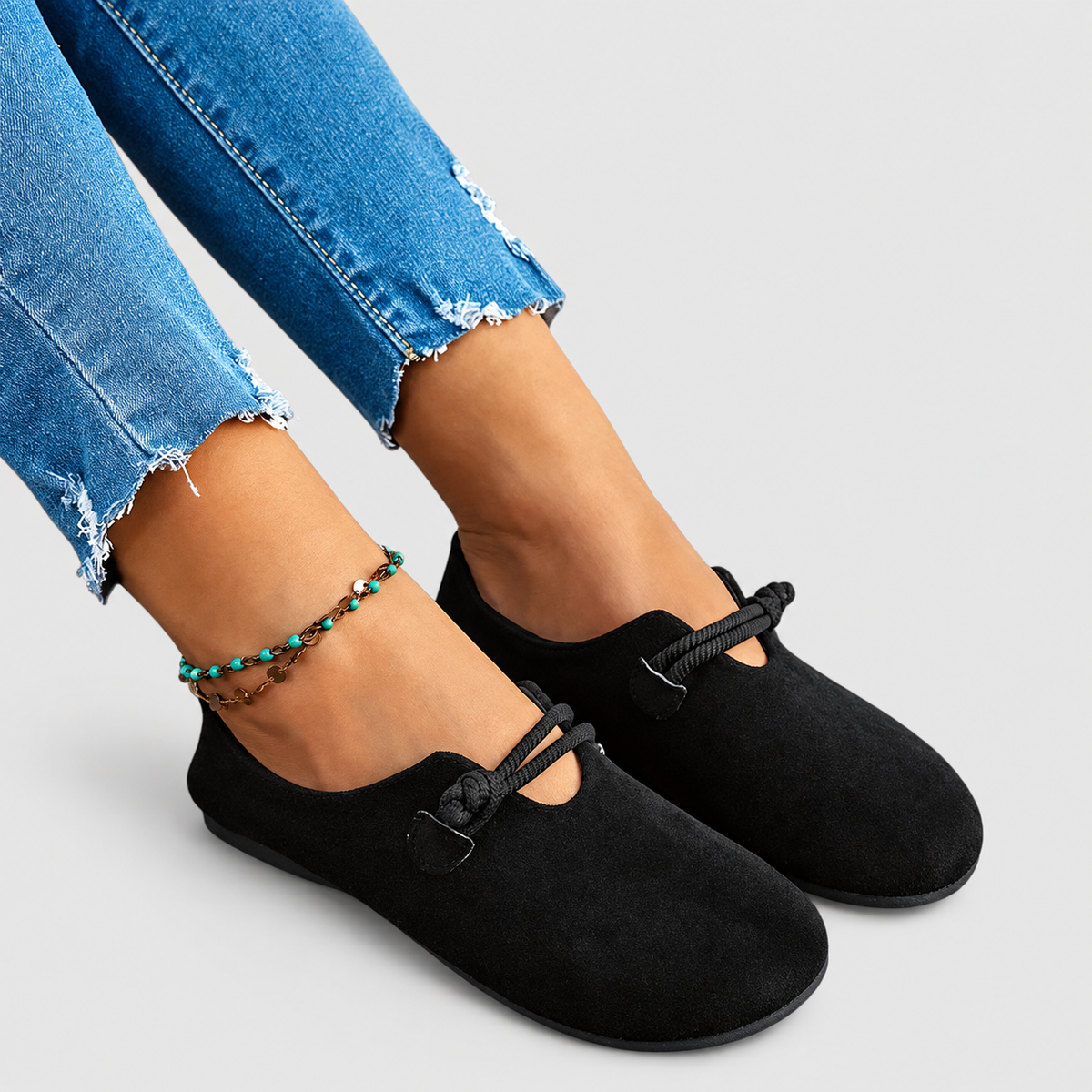Willa | Women’s Suede-Look Slip-On Flats — product detail 6