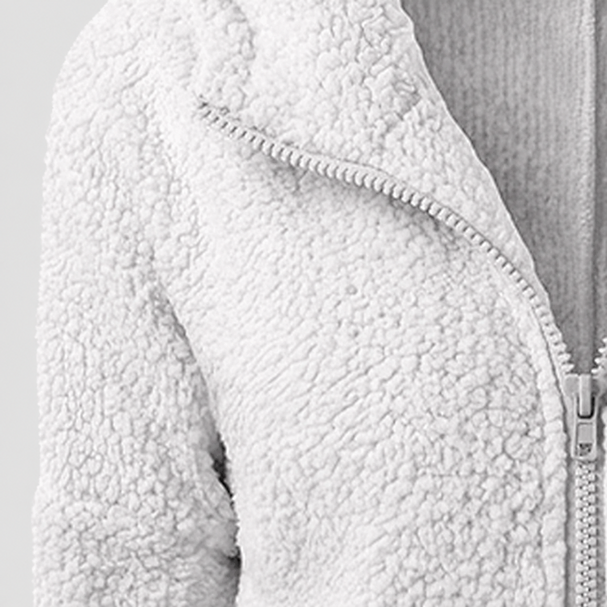 Brielle | Women’s Hooded Zip-Up Fleece Jacket — product detail view 7