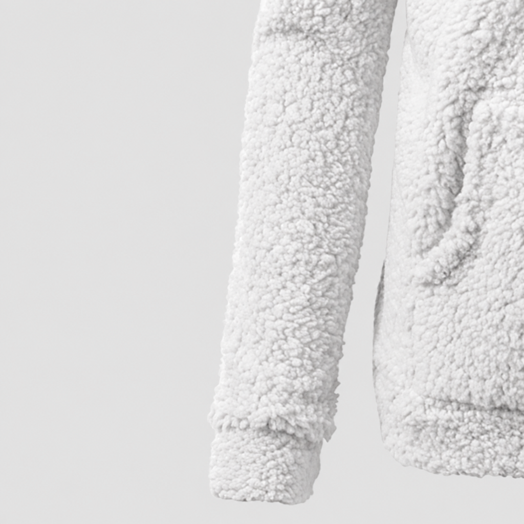 Brielle | Women’s Hooded Zip-Up Fleece Jacket — product detail view 9