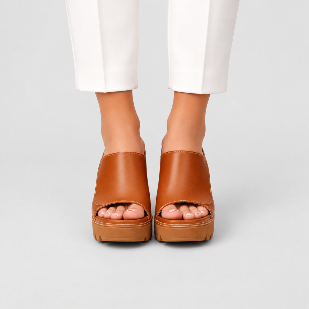 Ysolde | Women’s Platform Block-Heel Mules — product detail 6