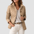 Sophie - Women’s Lightweight Quilted Jacket — Khaki