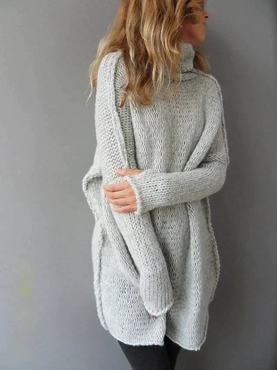 Margaret | Women’s Chunky Knit Turtleneck Sweater