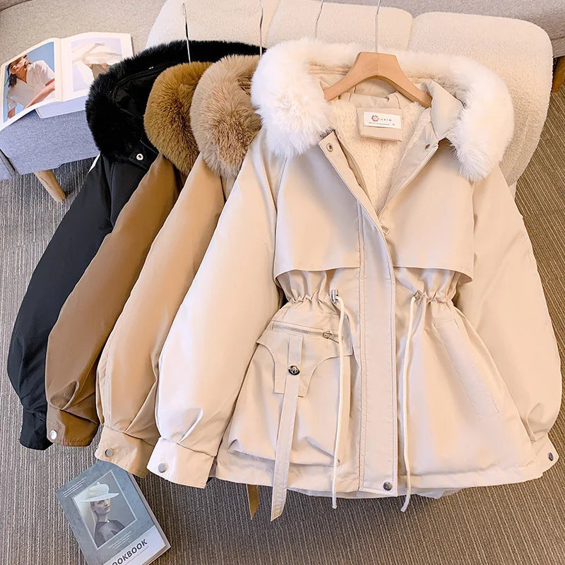 Fern | Women’s Hooded Puffer Jacket with Fleece Lining